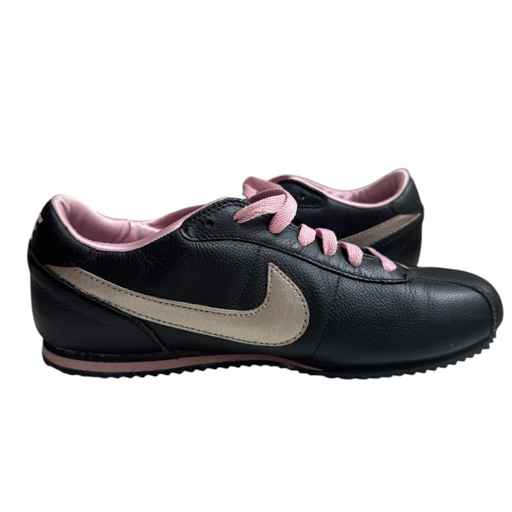 Nike Classic Cortez‎ Leather Black Pink Gold Size 7 GREAT CONDITION!!! Rare - Picture 3 of 9